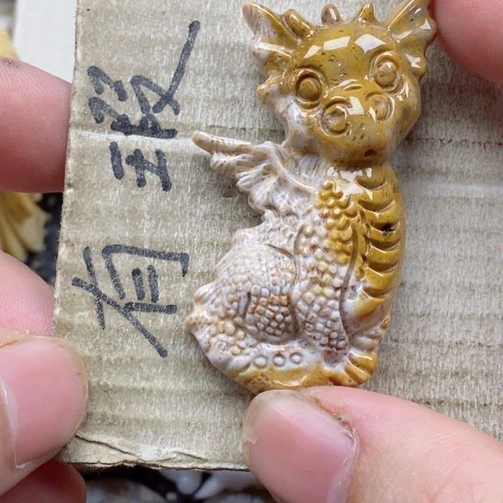 颈饰未镶嵌硅化珊瑚（珊瑚玉）逢*