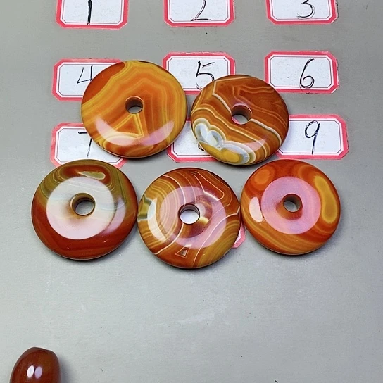 玛瑙/玉髓吊坠(不含链)未镶嵌李*