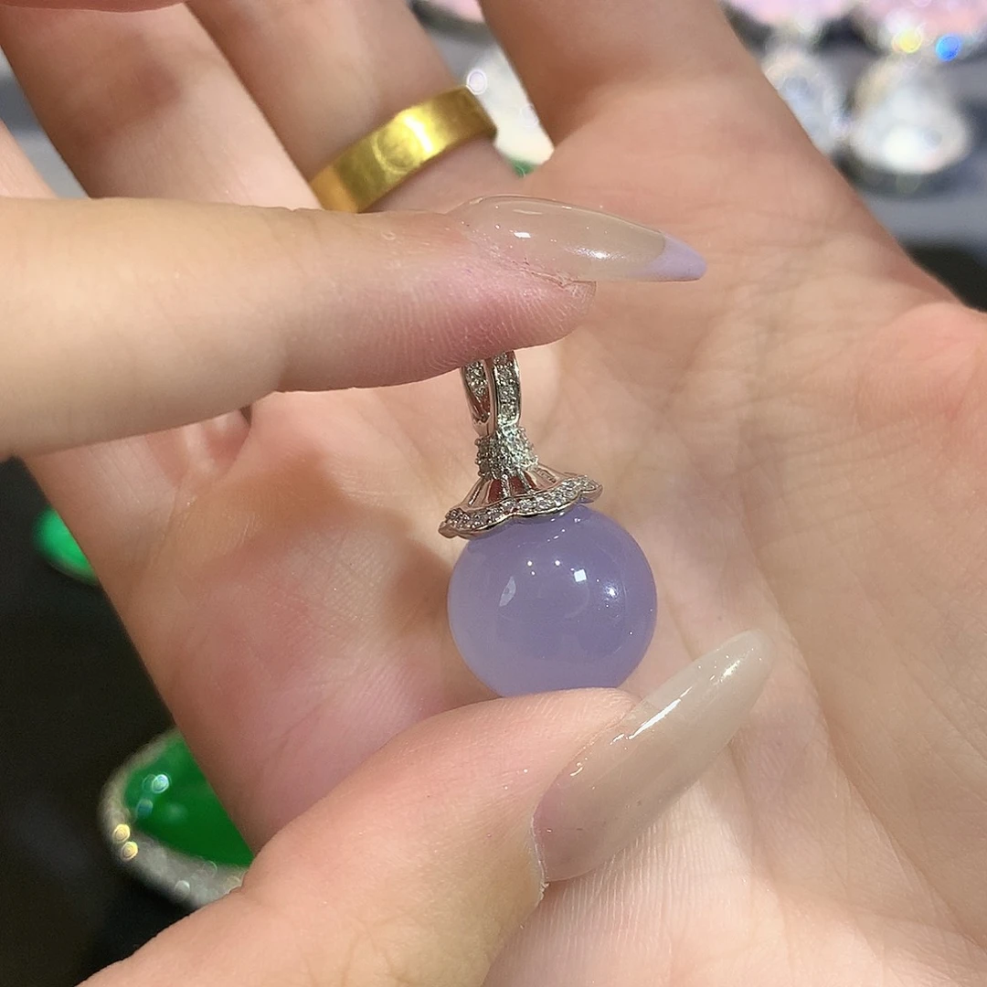 玛瑙/玉髓颈饰银S925镶嵌喵**喵