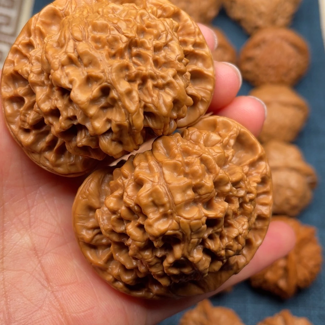 文玩核桃把件52大官帽