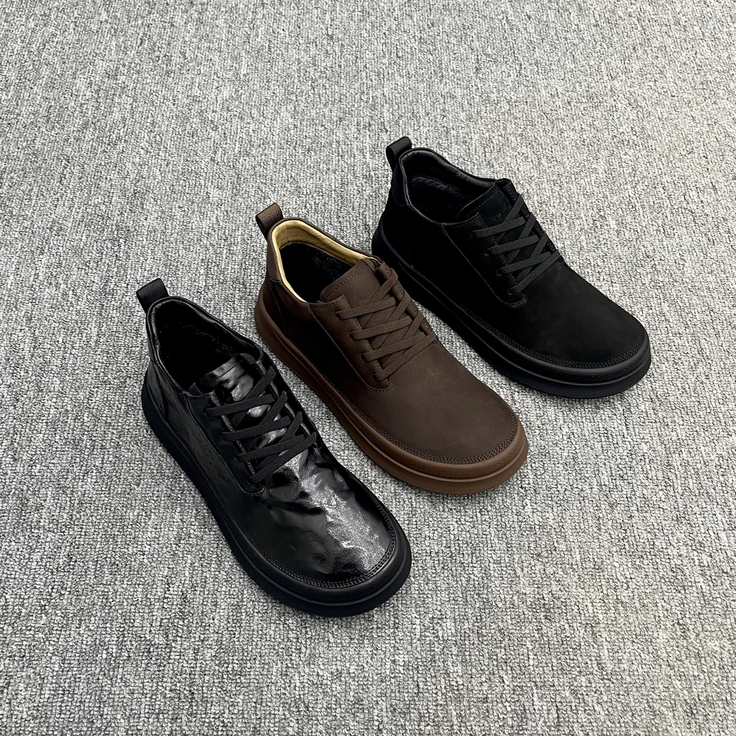 高端品质 纯皮时尚休闲男鞋W