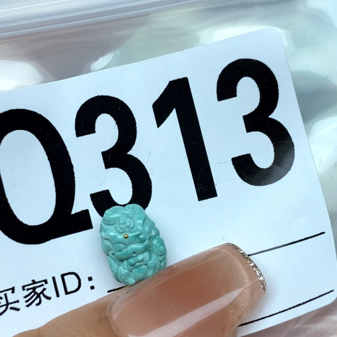 绿松石未镶嵌配饰花*