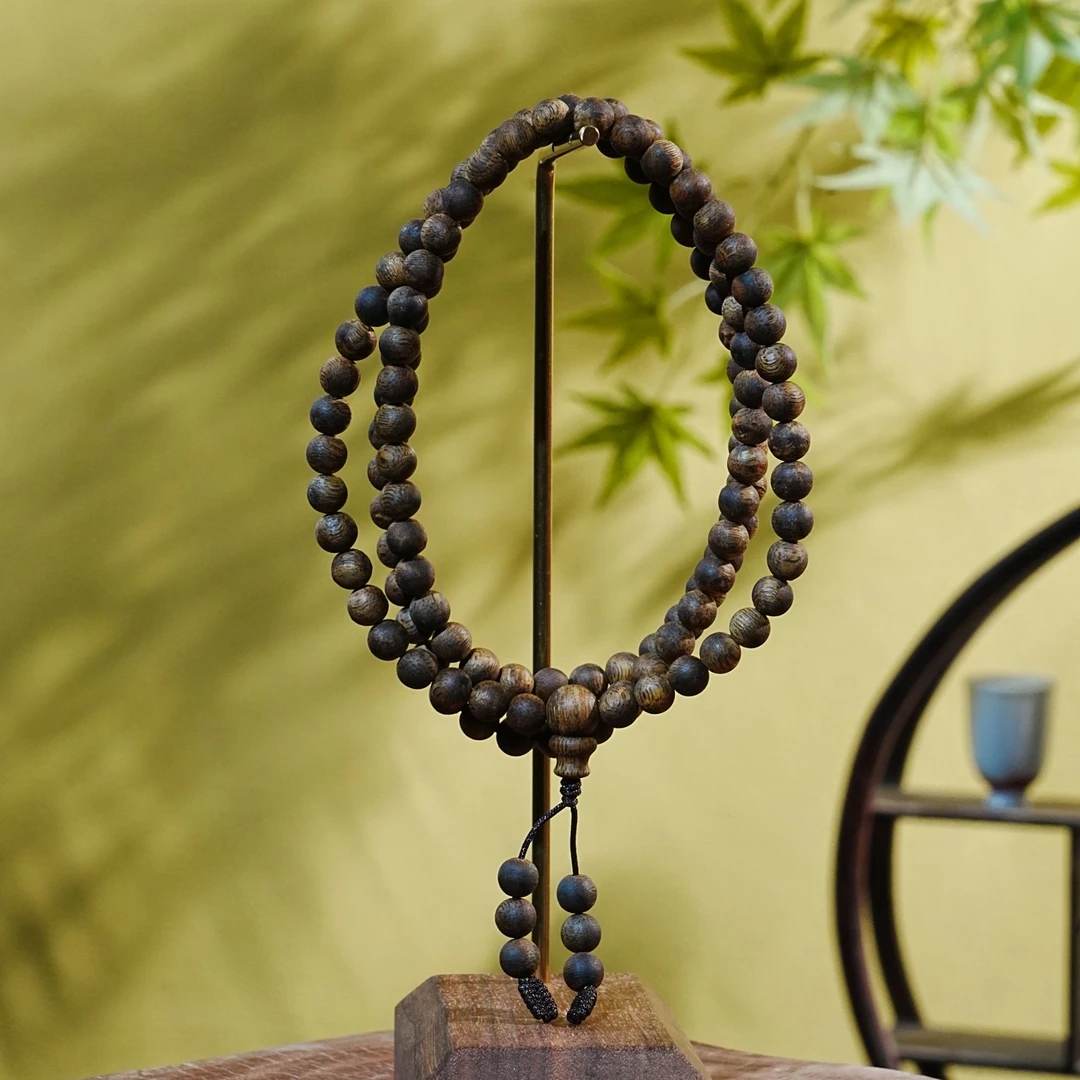 海南树心油沉香念珠 0.62cm 12.5g 250828005 A