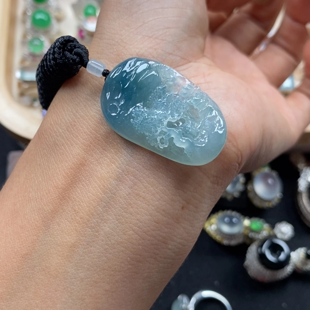 翡翠裸石缅甸天然a货翡翠