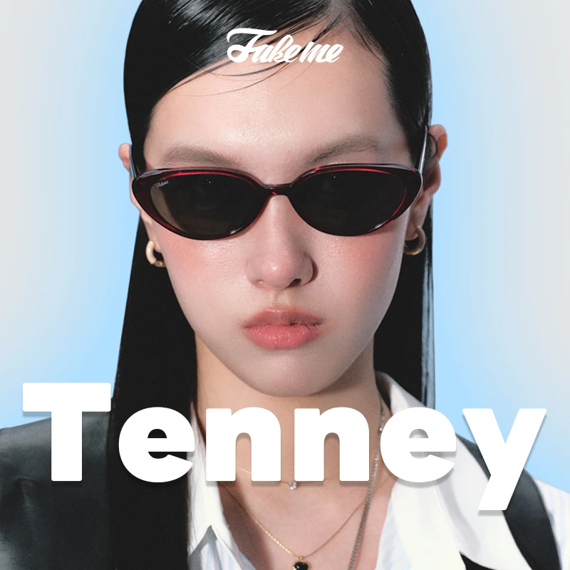 Fakeme（达人专属）2025新品板材猫眼墨镜女小野猫太阳镜 tenney
