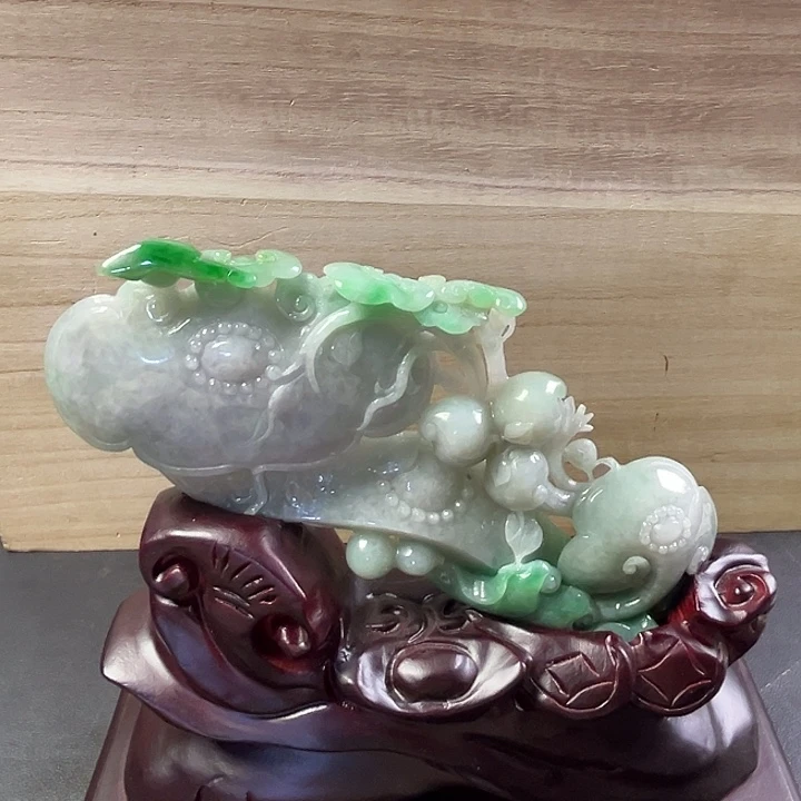 翡翠未镶嵌摆件翡翠