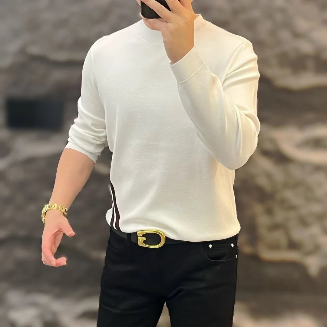 新款高端时尚休闲个性休闲针织毛衫C8886