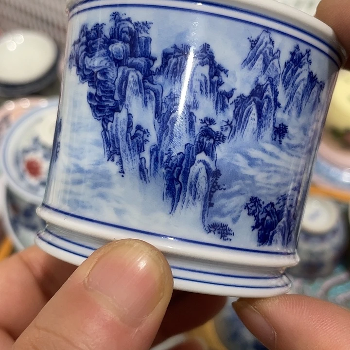 陶摆件景德镇陶瓷主人杯2344