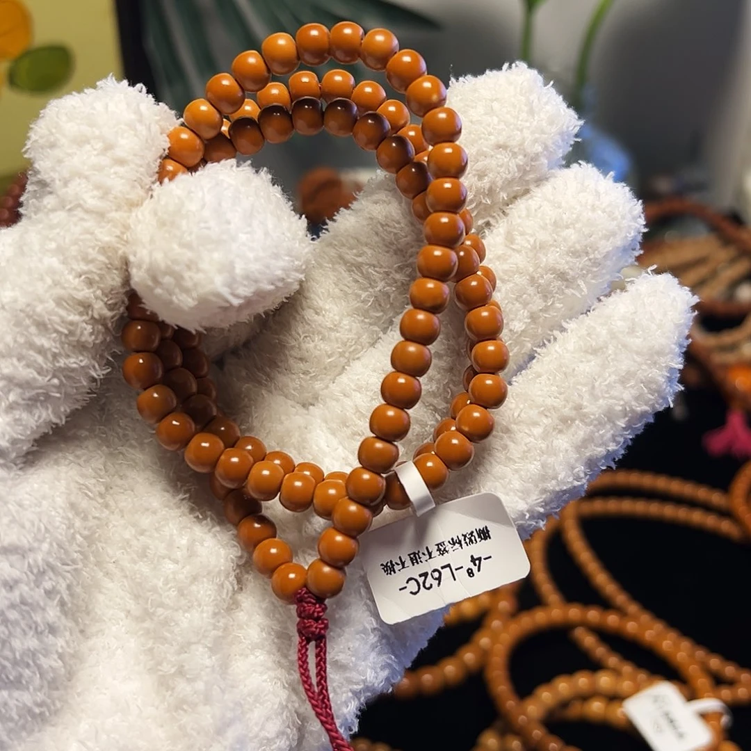 普***、橄榄核手串老挝核尖长串6.2尺寸福利款