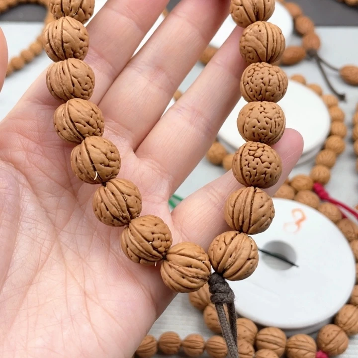 可***可手串/手链核桃14.5尺寸野生桃核手持