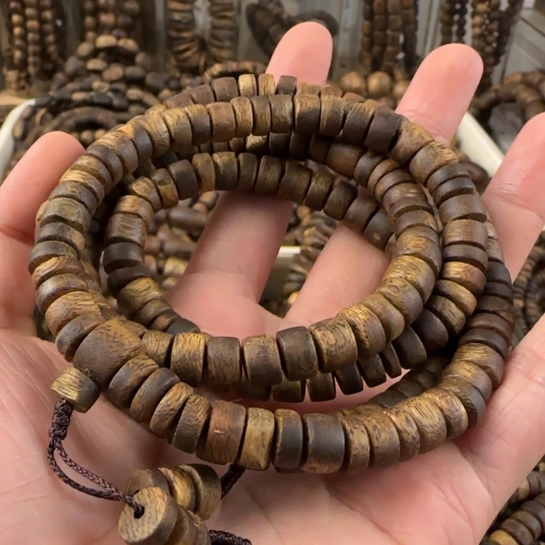 用***9沉香手串奇楠手串24克