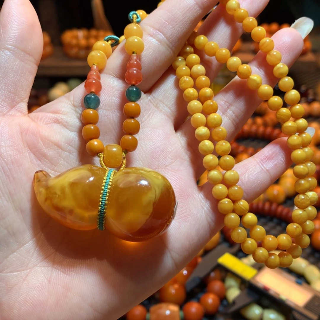 【闪购商品】蜜蜡吊坠(赠链)未镶嵌