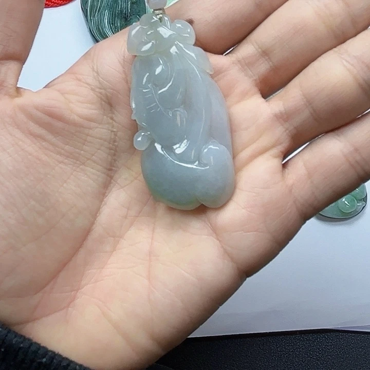 翡翠未镶嵌颈饰天然翡翠直播闪购