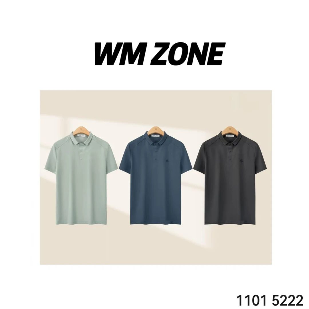 虎儿 3-2-3472 5222 微弹梭织面料热胶小翻领短袖