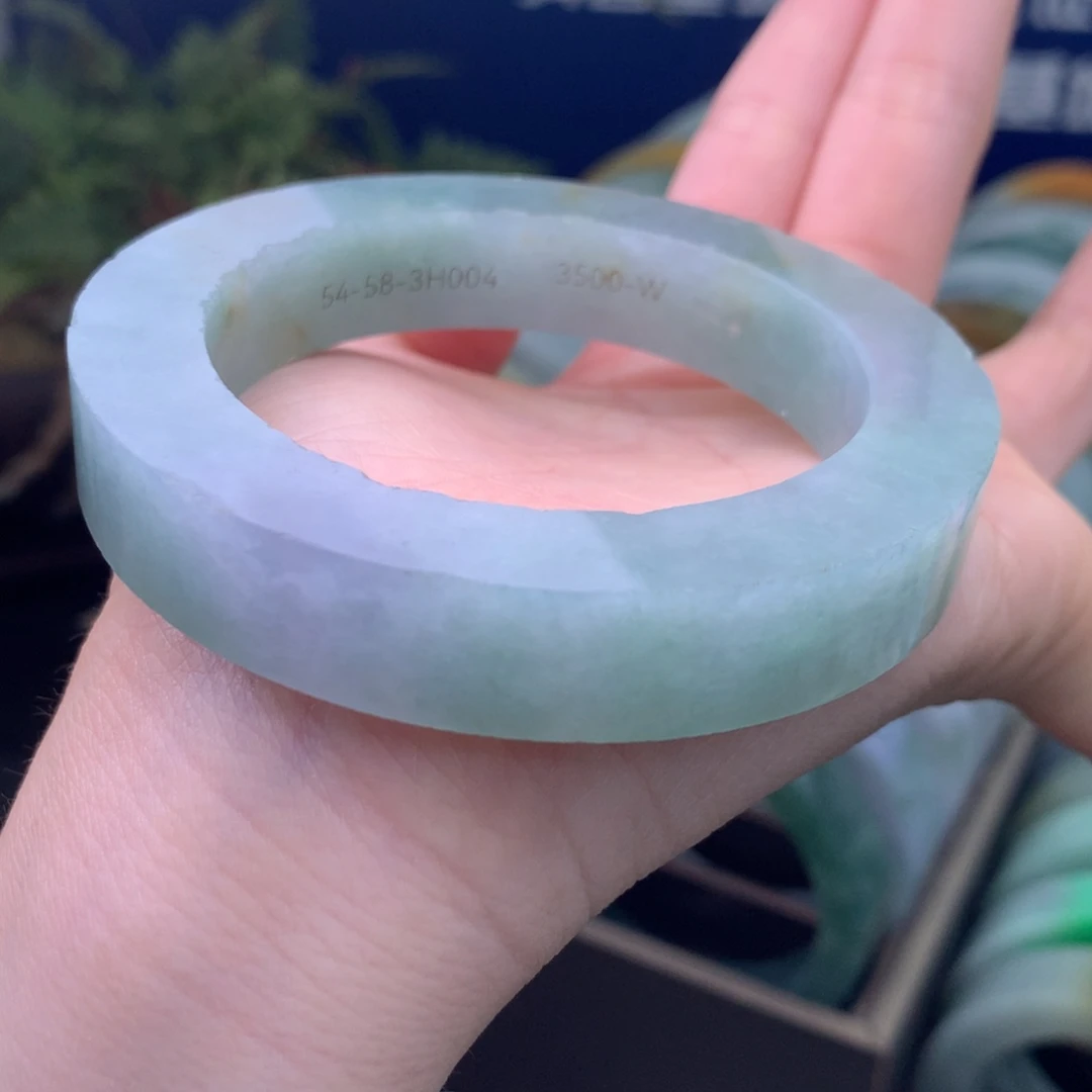 定制翡翠未镶嵌手镯定制不退不换