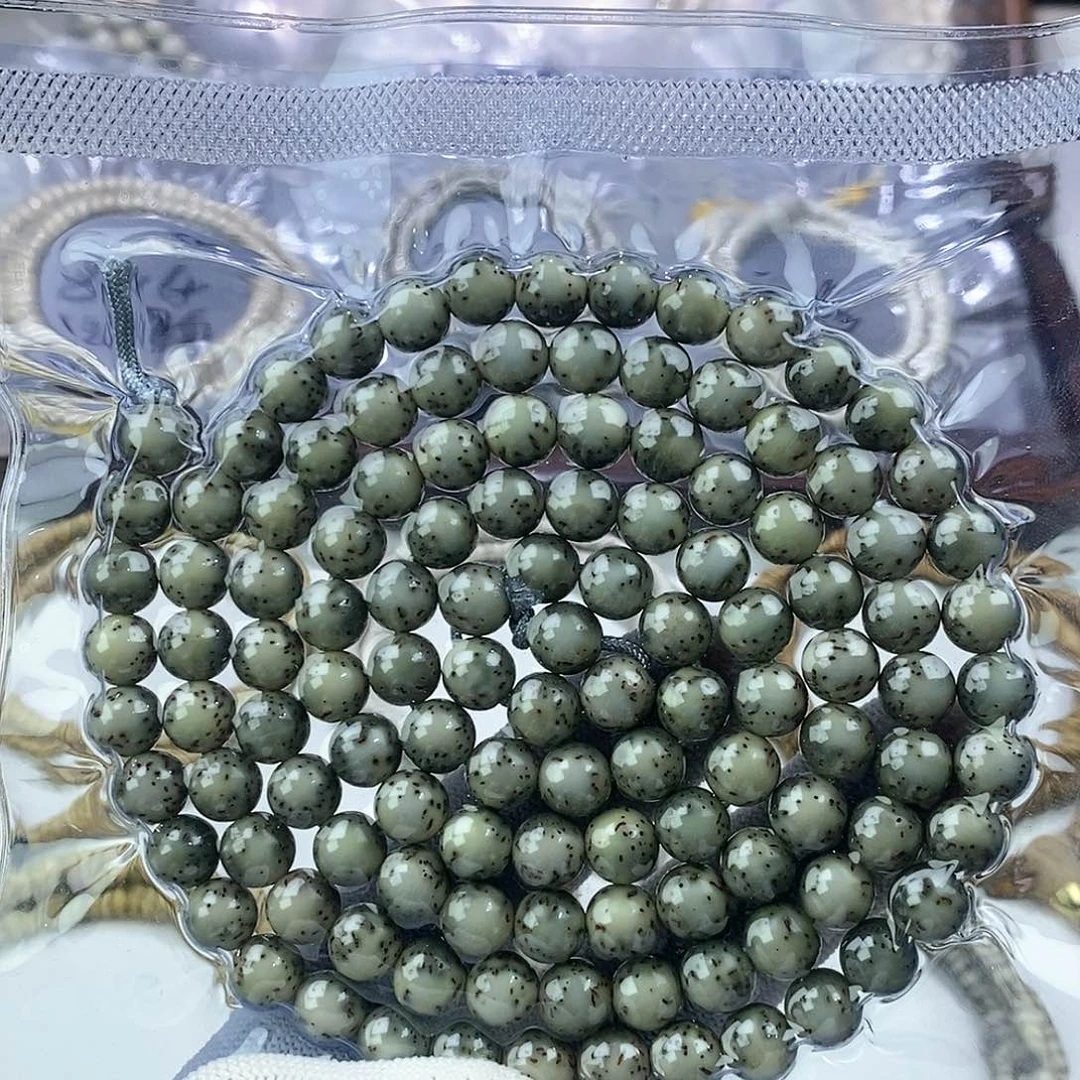 星月菩提吊坠河豚圆珠0.8