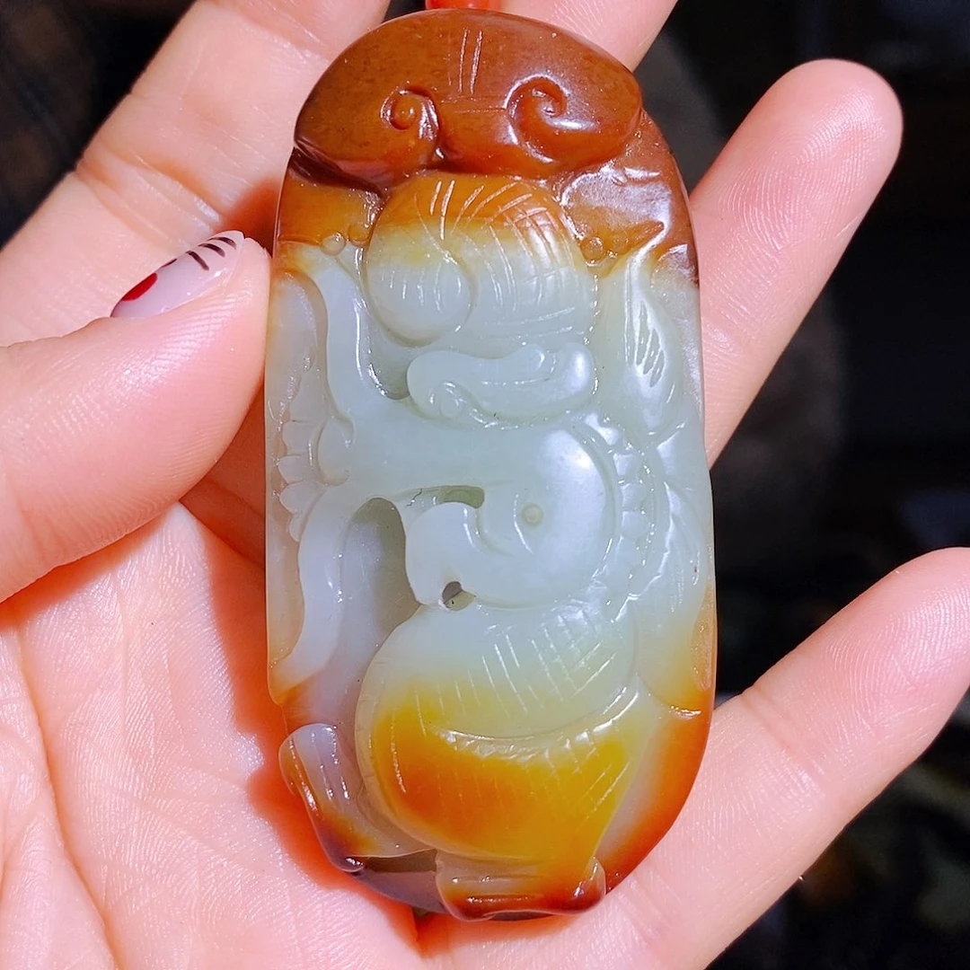 和田玉颈饰未镶嵌
