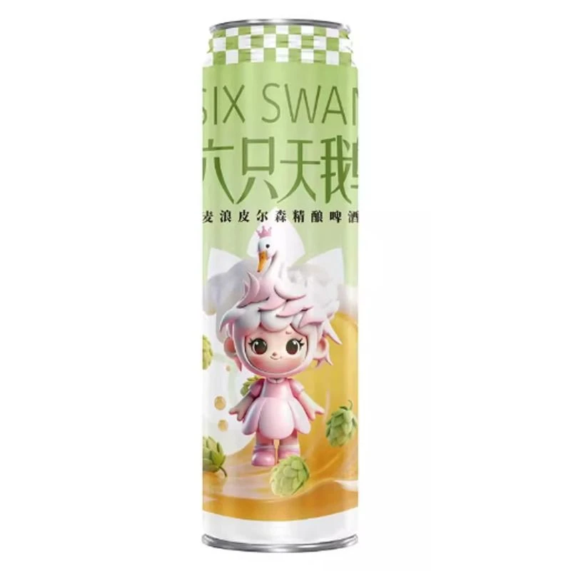 六只天鹅麦浪皮尔森精酿啤酒 720ml/瓶