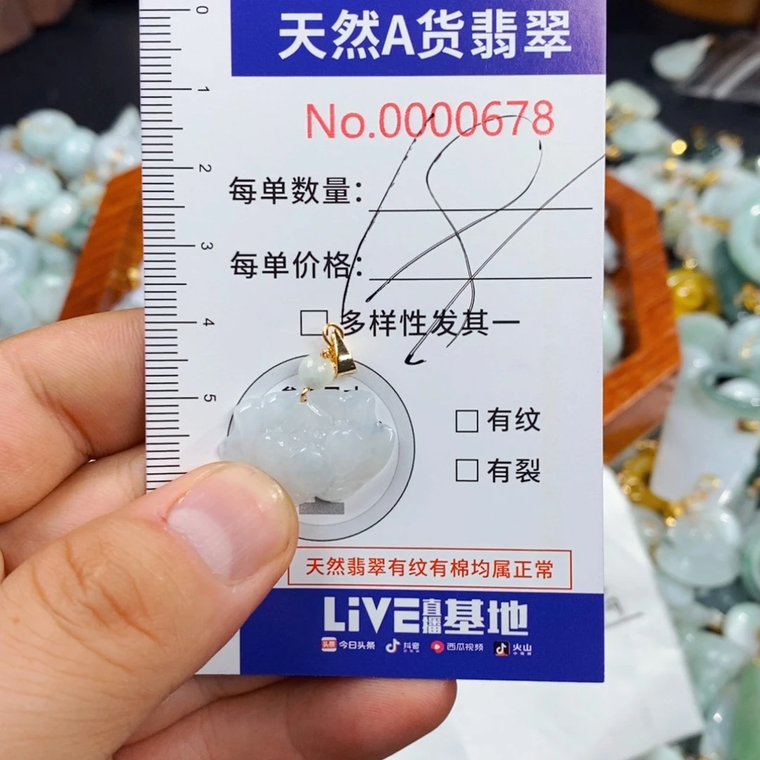 颈饰未镶嵌翡翠678