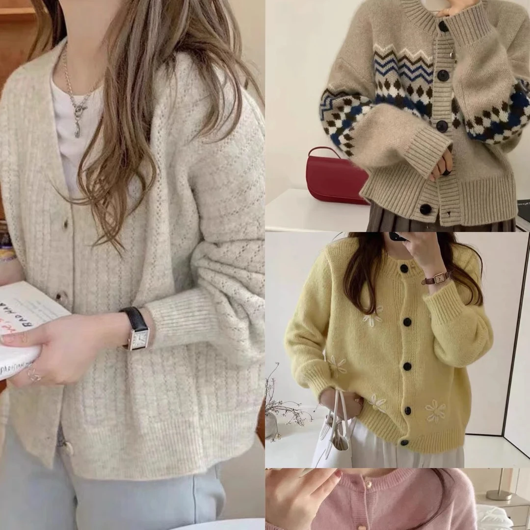 （601-640）新款时尚百搭毛衣开衫