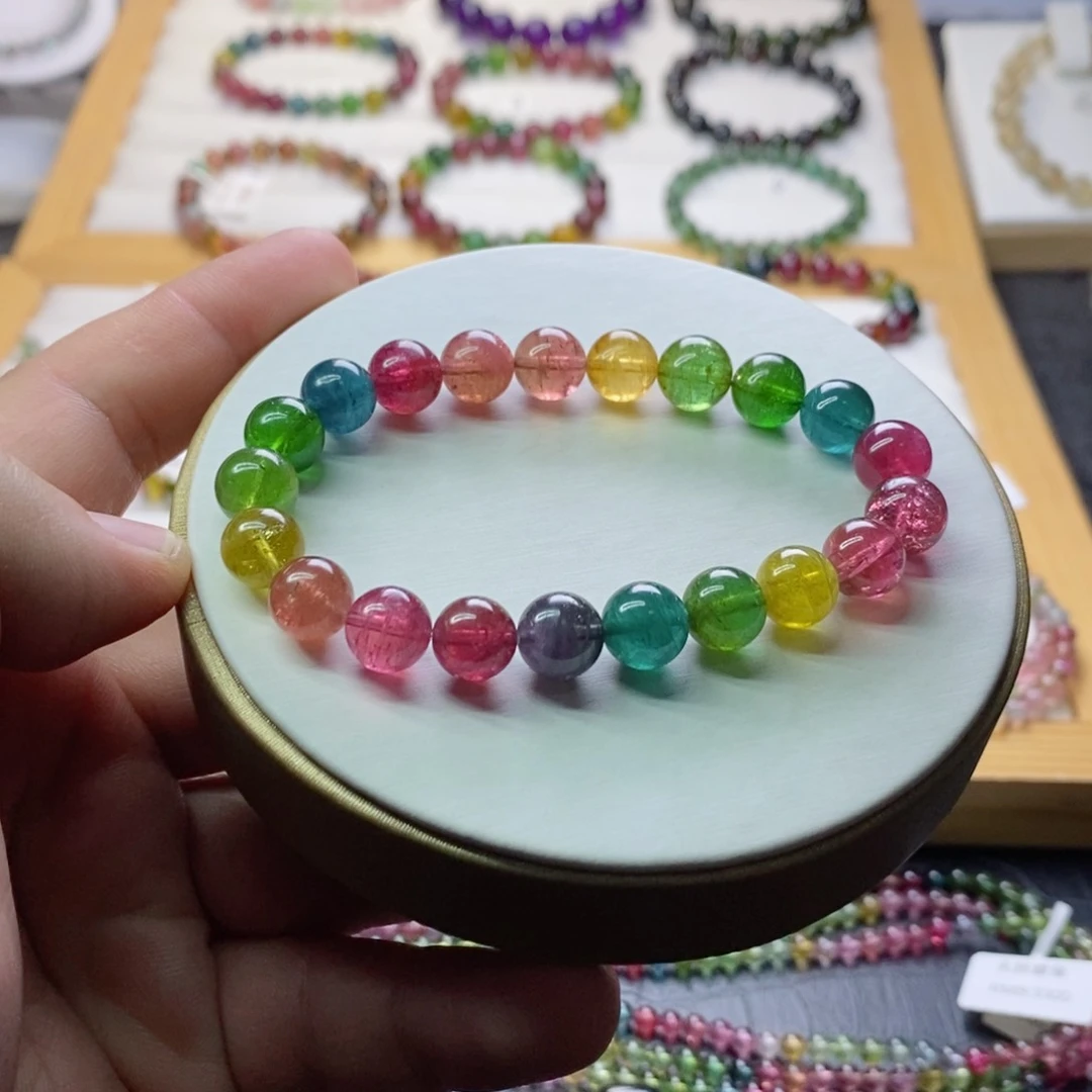 碧玺碧玺手链未镶嵌