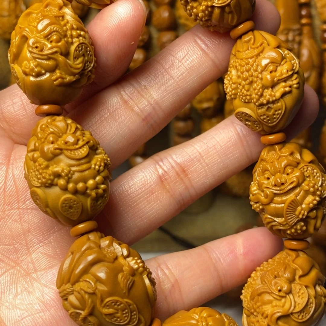 江***座橄榄核手串/手链金蟾