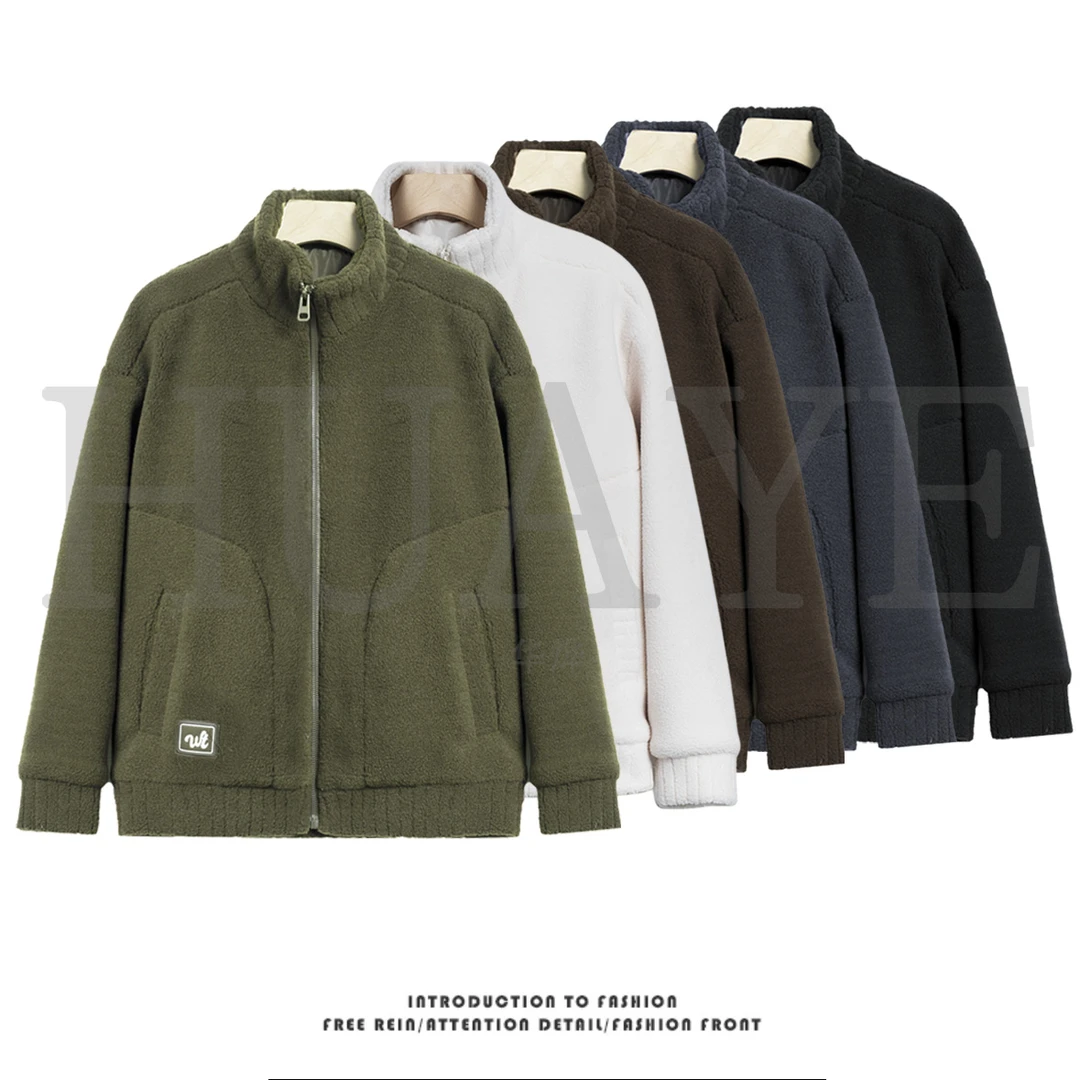 7331保暖奥粒绒立领外套潮流男士冬季情侣百搭休闲上衣冬