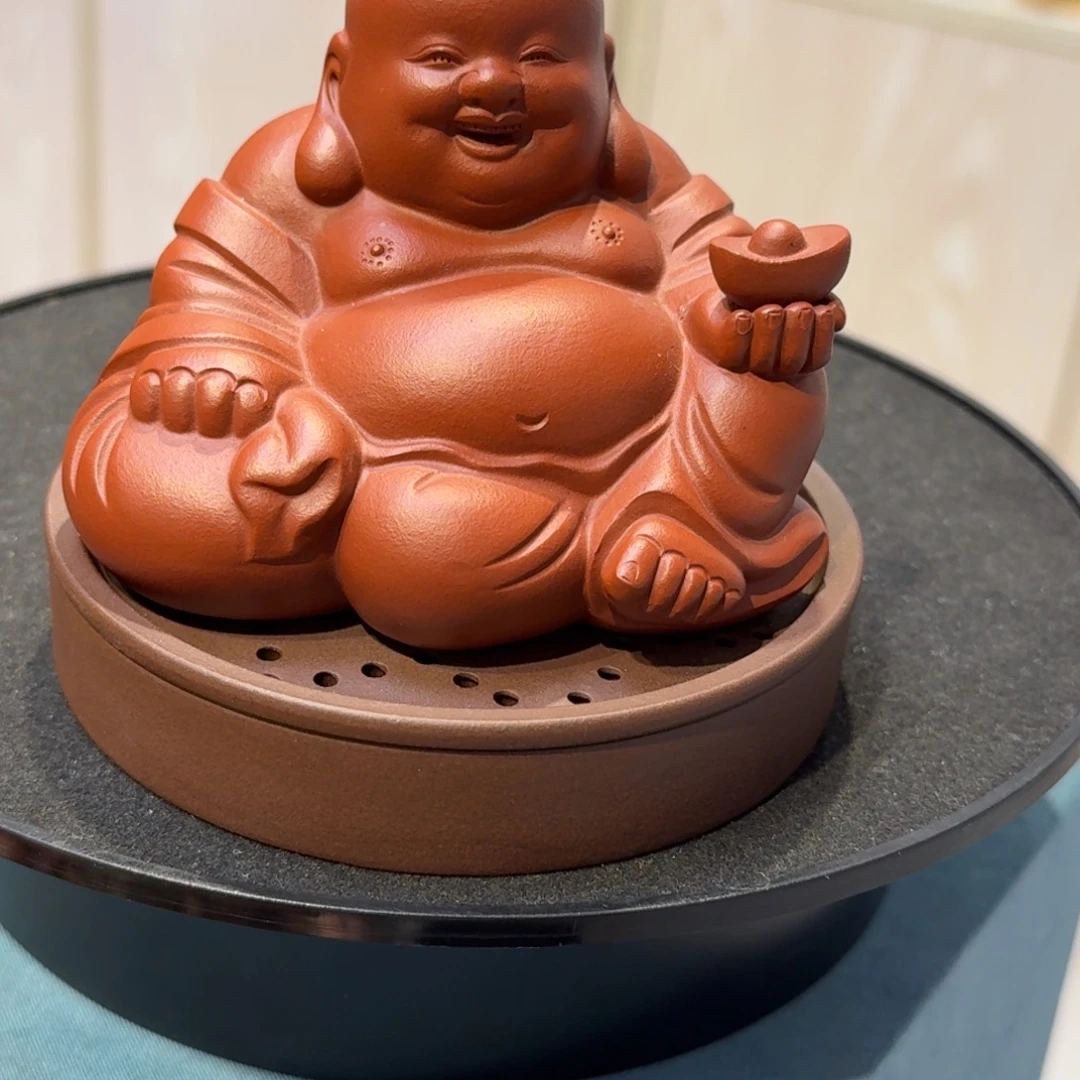 三***哥茶宠紫砂紫砂元宝弥勒