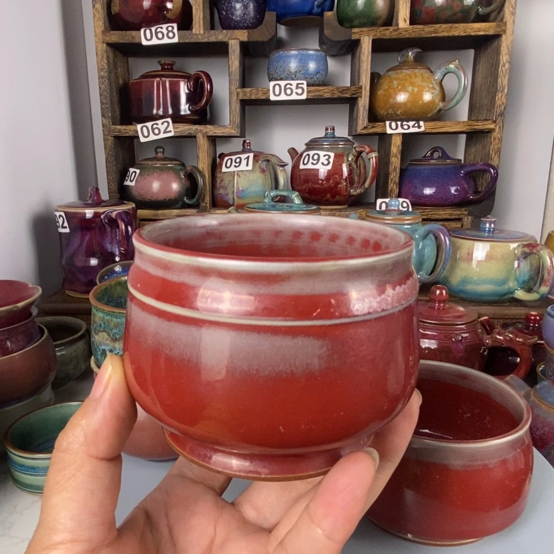 坦***克中国神后钧瓷茶具处理