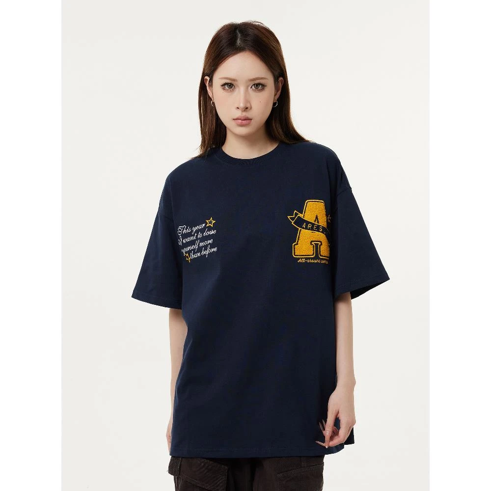 SAIMT美式短袖T恤男女潮牌夏季新款宽松情侣上衣半袖男士百搭