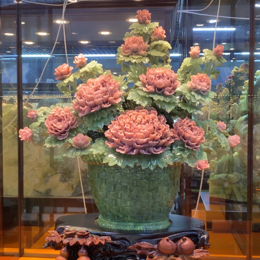 【闪购商品】蛇纹石玉未镶嵌摆件覆膜