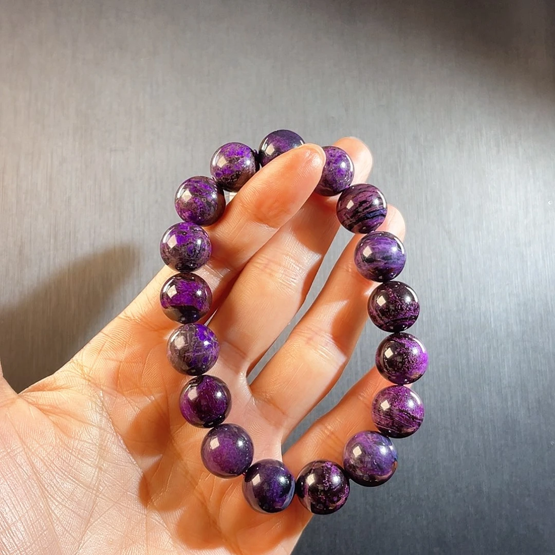 未镶嵌苏纪石（舒俱来）南非舒俱来老矿料手串