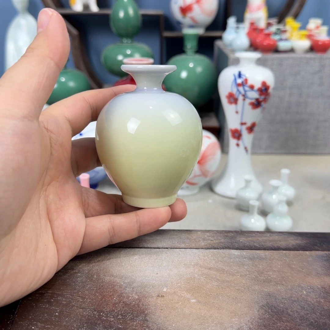 陶瓷手工小花器摆件
