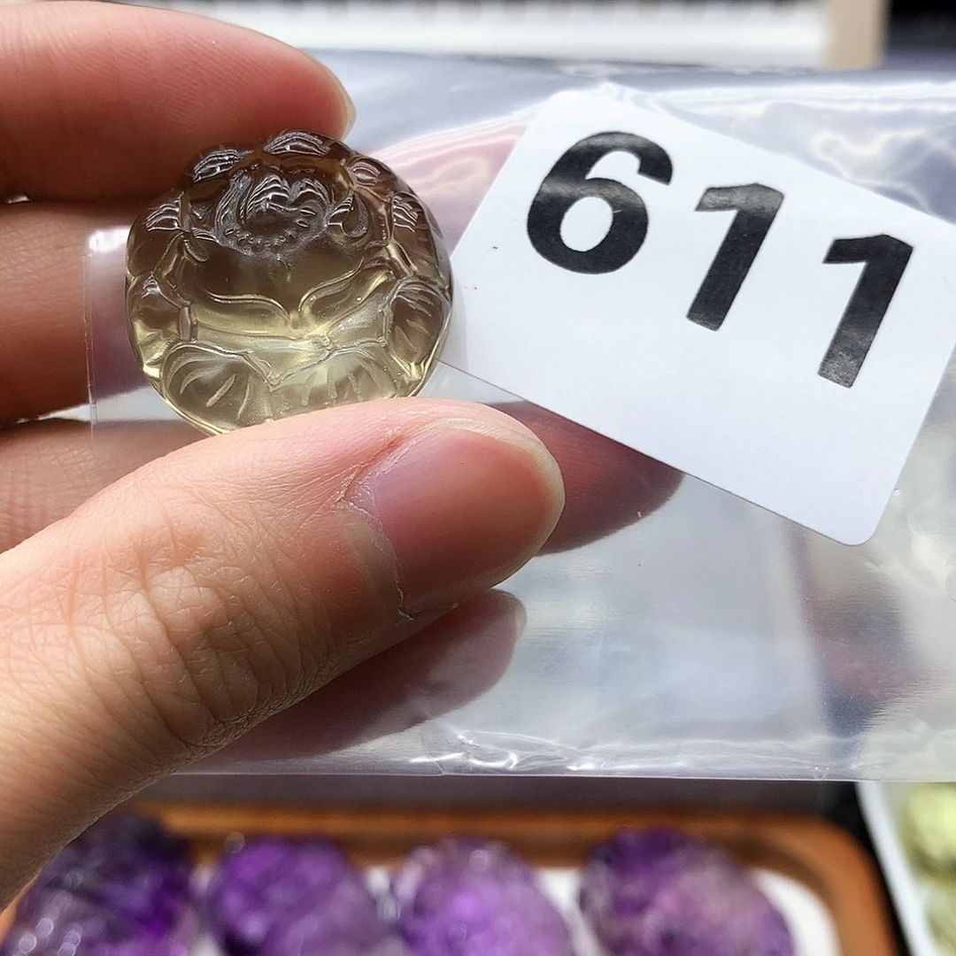 水晶颈饰未镶嵌挂件