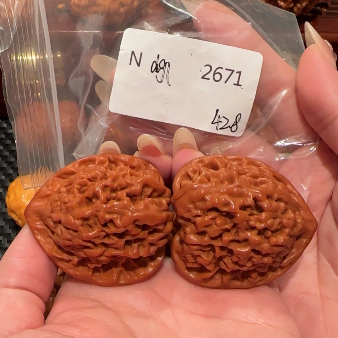 文玩核桃吊坠雨*官帽42精品