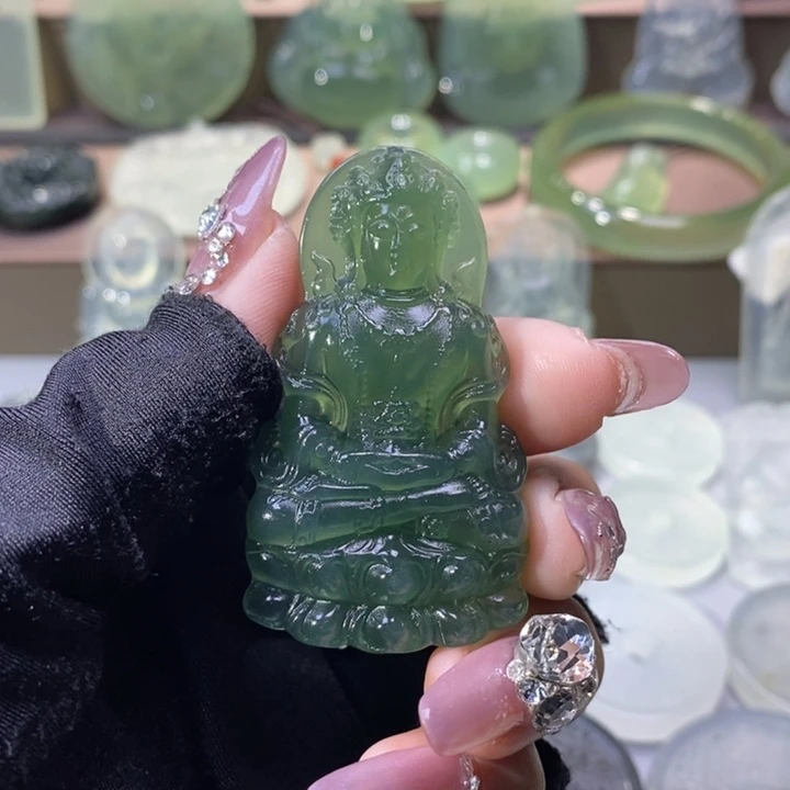 岫玉吊坠未镶嵌吊坠