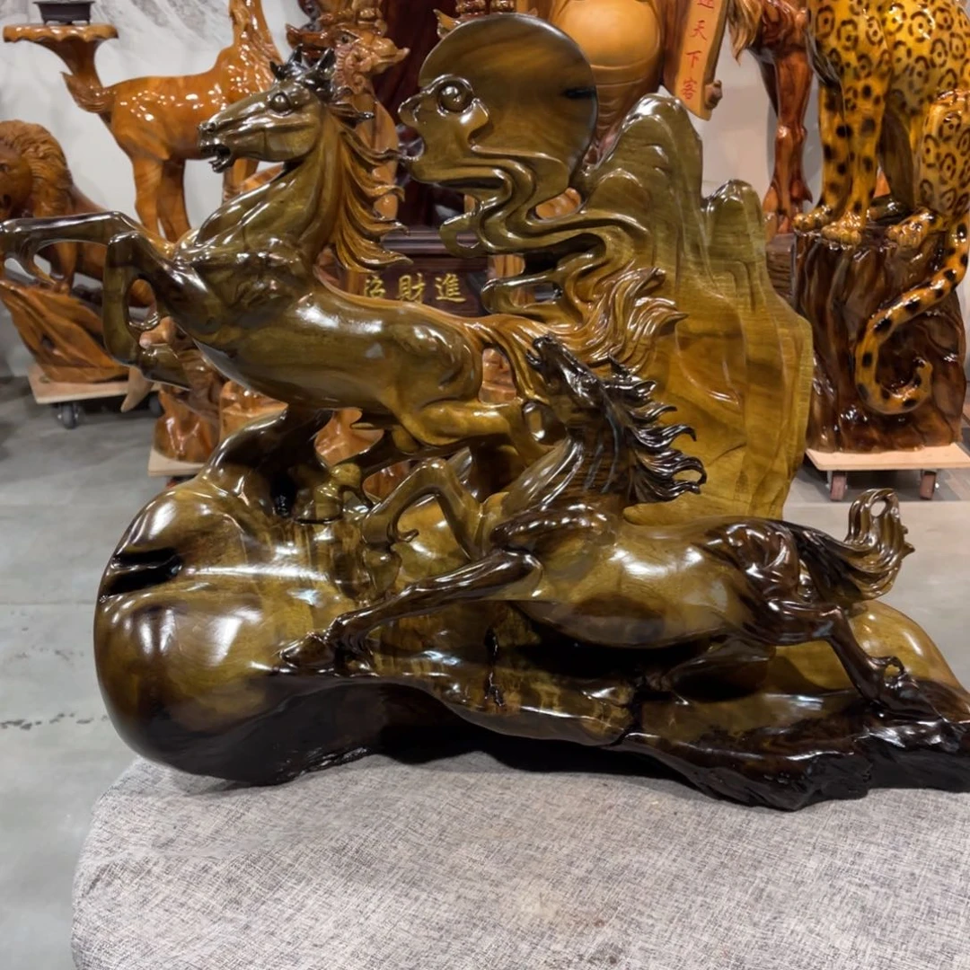 金丝楠凤**具金丝楠阴沉木小叶桢楠骏马