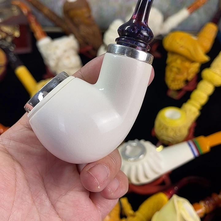 海泡石烟斗中号空腔苹果06