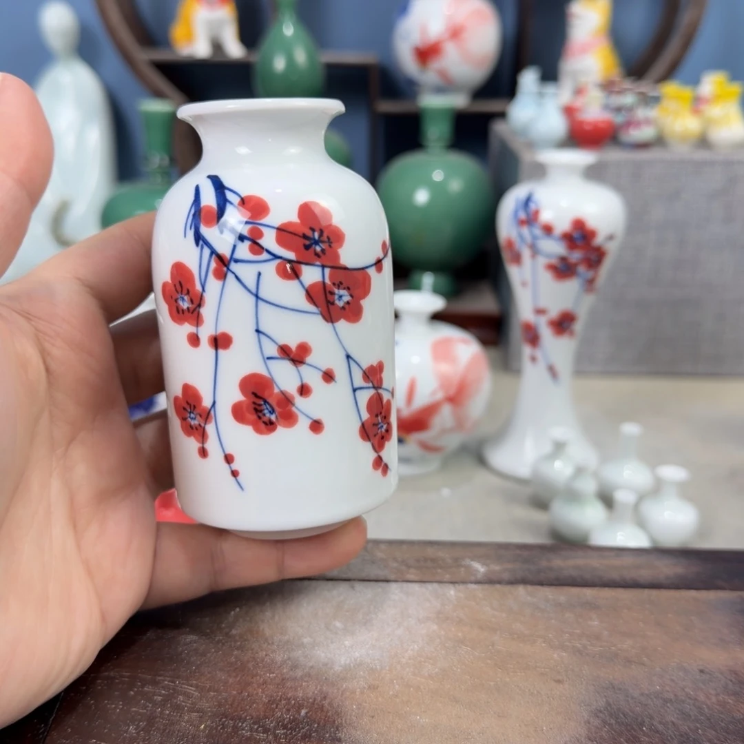 陶瓷手工小花器摆件