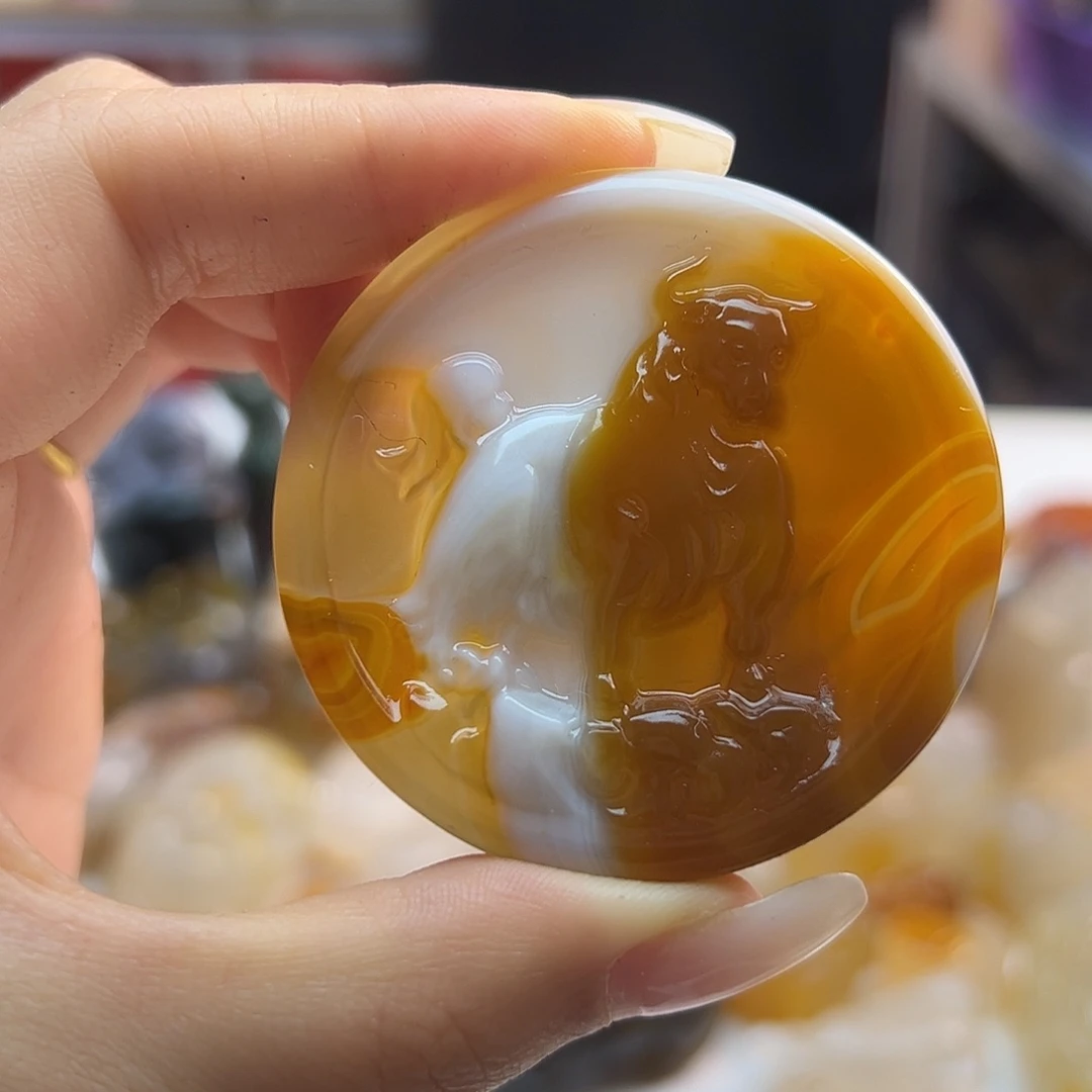 玛瑙/玉髓未镶嵌吊坠(不含链)