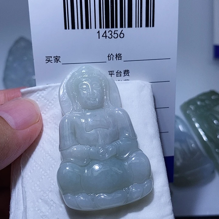 翡翠未镶嵌颈饰天光墟翡翠市场现金代购