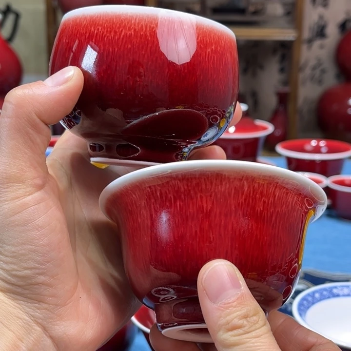 静***笃景德镇陶瓷压手杯罗汉杯