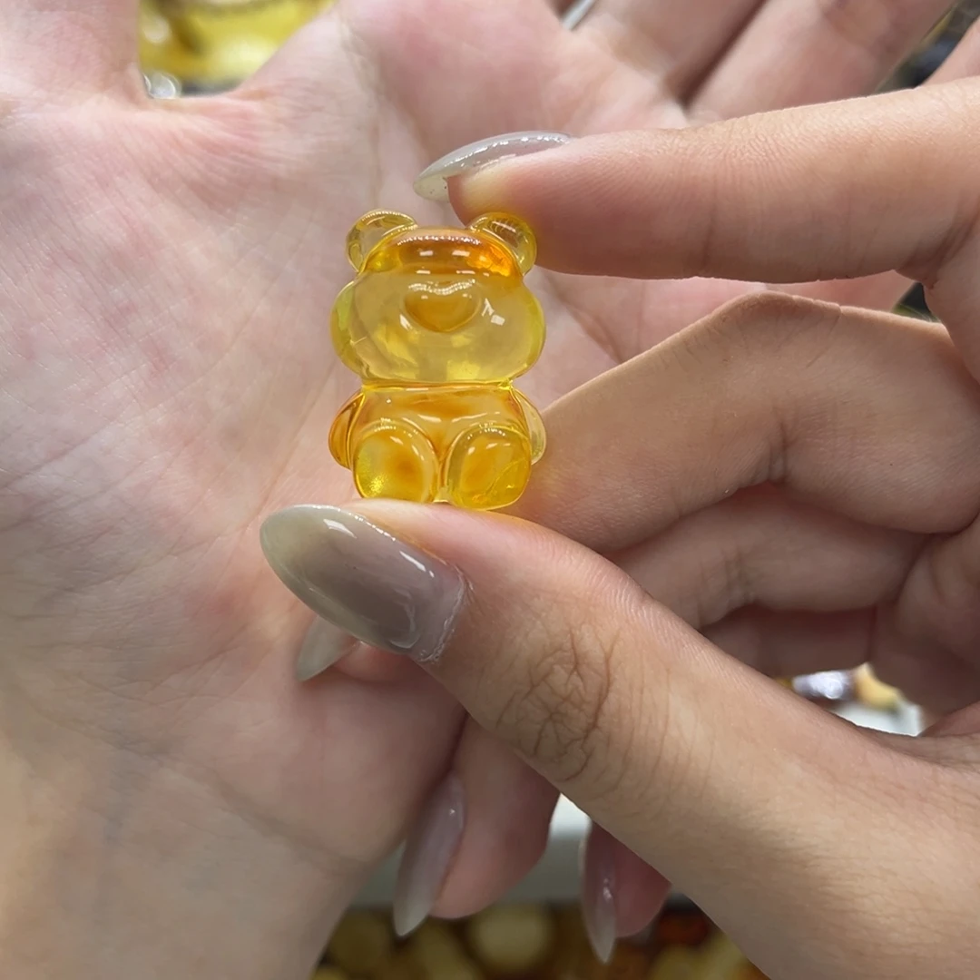 琥珀颈饰未镶嵌天然琥珀