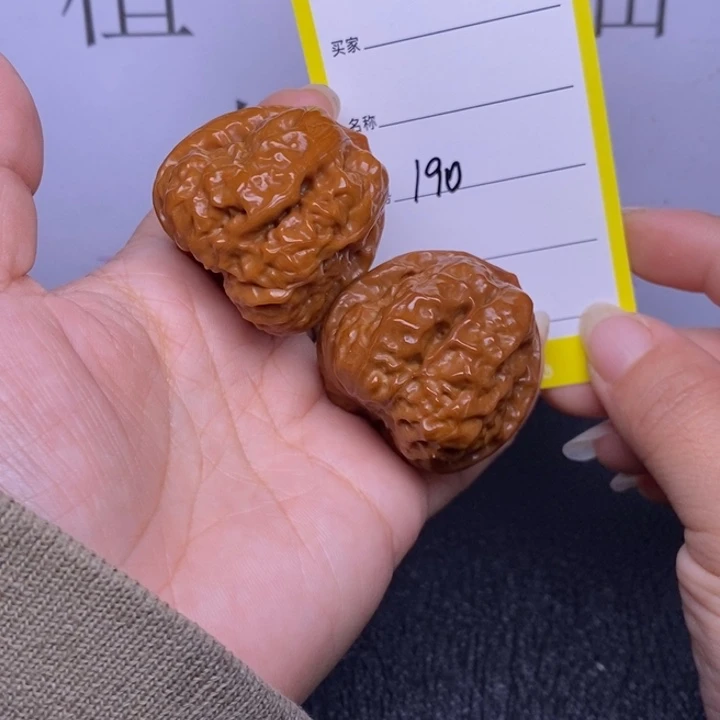把件文玩核桃190/37蛤蟆头