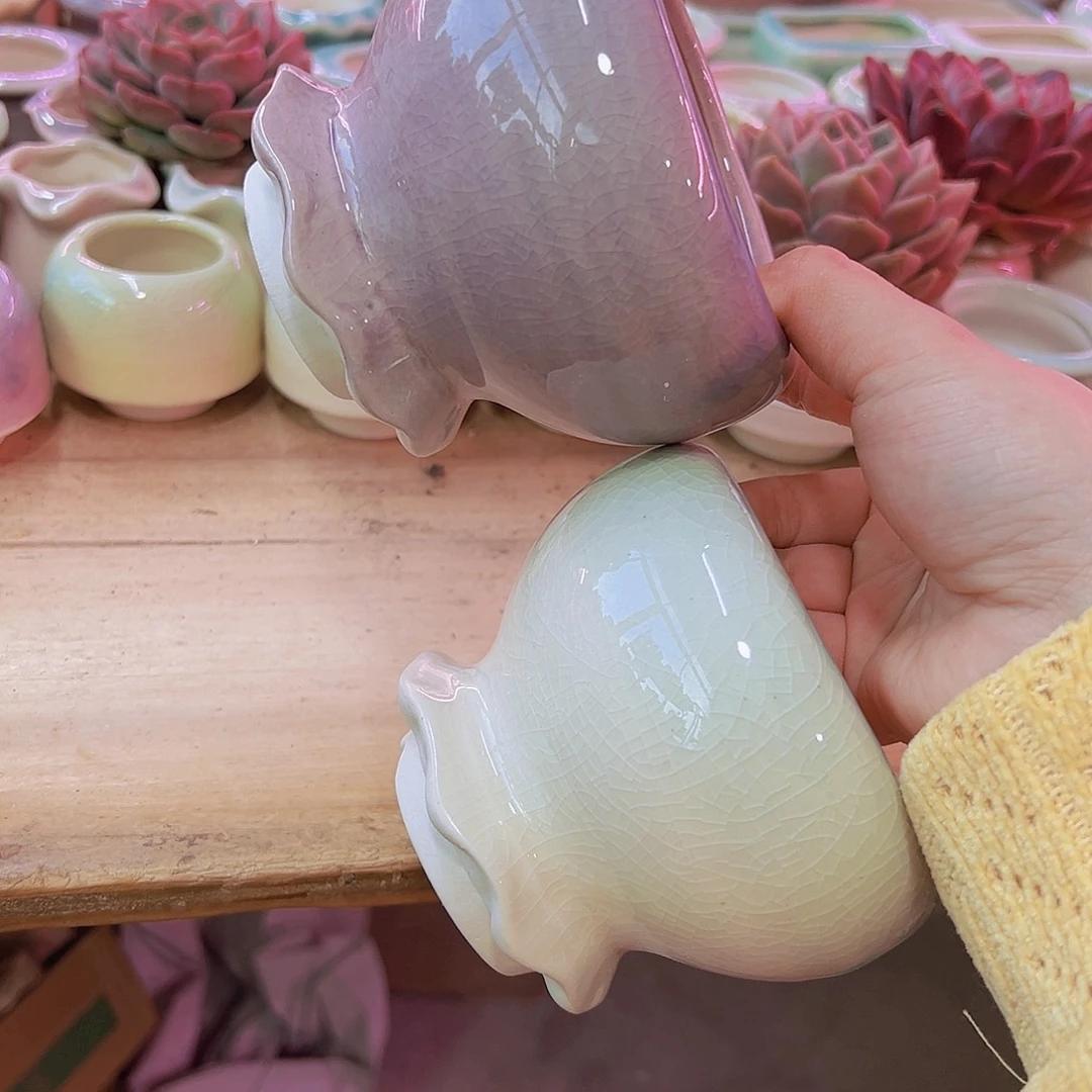 陶瓷花盆当场凑满12包邮