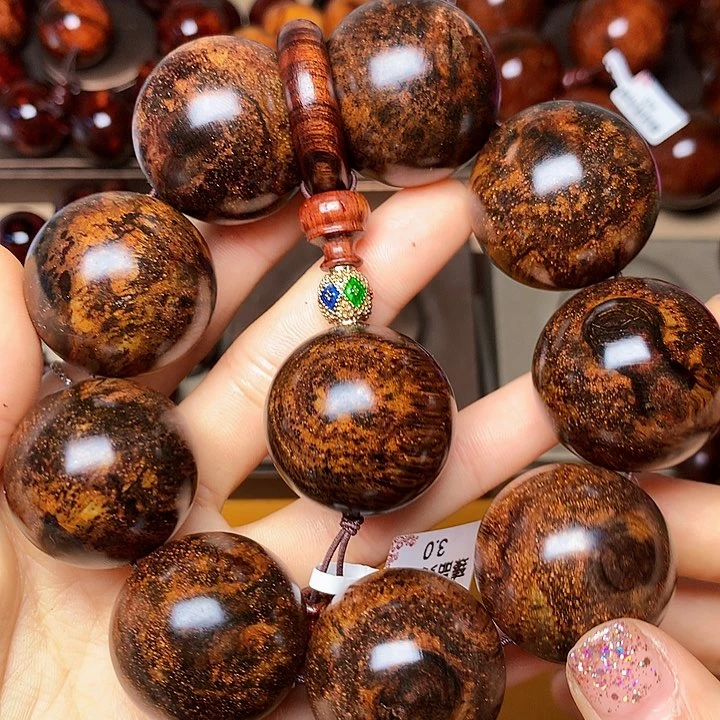 花梨木类手串/手链风化土埋料瘤疤高货3.0