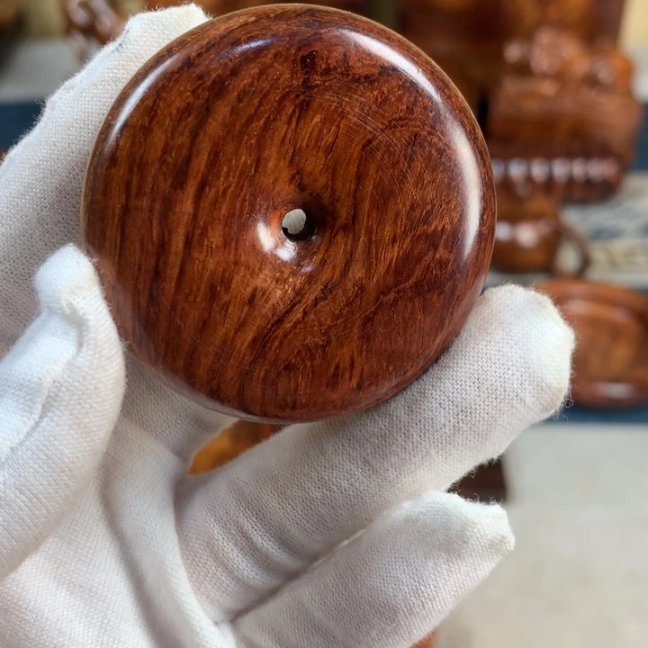 黄花梨/降香黄檀把件平安扣