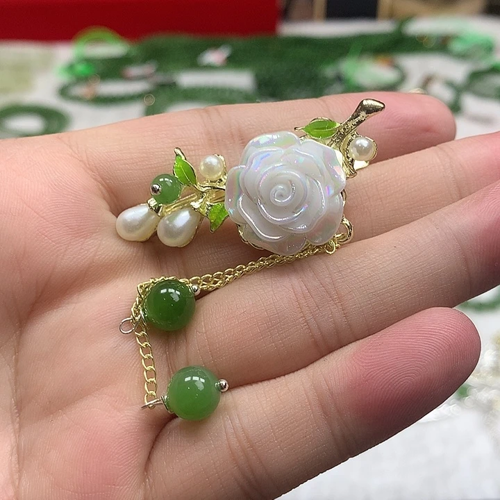 和田玉（碧玉）配饰未镶嵌