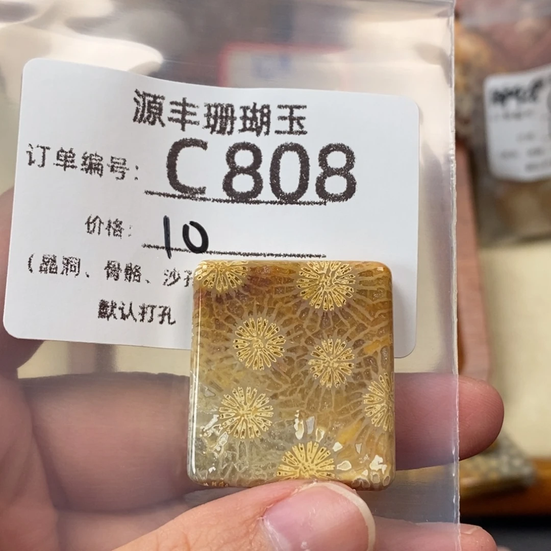 大***行硅化玉未镶嵌颈饰