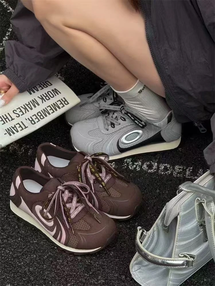 2025秋季新款小蛮腰德训鞋百搭休闲阿甘鞋女018